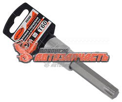 Головка со вставкой TORX Т50 1/2" L=100 мм АвтоDело Professional 