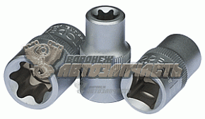Головка торцевая TORX E12 (1/2) Автодело