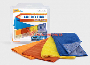 Салфетка из микрофибры набор AZARD 30х40 см Cool-kit Clean /4шт./