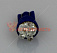 Лампа светодиодная 12V W5W T10 синий 4 диода B