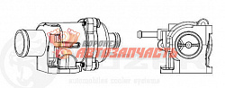 Термостат 2180,2190Vesta (15-)/Lada X-Ray (15-)/Гранта (14-) 1.4i/1.6i (доп. штуцер) ("зимний" 92°С)