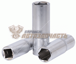 Головка торцевая высокая 1/2" 10мм 6РТ Автодело