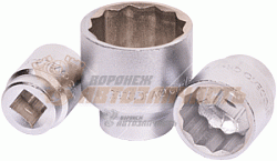 Головка торцевая 3/4" 34мм АвтоDело 12-гранный рабочий профиль