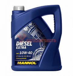 Масло моторное Mannol Diesel EXTRA 10w40   5л полусинтетическое/7504/