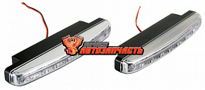 Ходовые огни DRL-L8 3528 SMD (пласт. корп. 8 диод) [м]