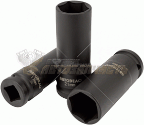 Головка ударная колесная *23 тонкостенная (DR1/2 ,L= 78mm) АвтоDело
