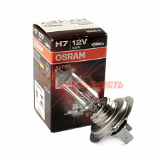 Лампа галогенная H7 12V 55W OSRAM SUPER PX26d
