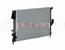 Радиатор охлаждения Luzar Renault Logan (08-)/Lada Largus (12-) A/C с кондиционером 