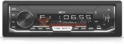 Автомагнитола ACV AVS-816BW / 1din/белая/Bluetooth/USB/AUX/SD/FM/4*50
