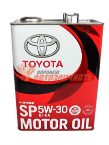 Масло моторное Toyota 5W30 MotorOil SP/GF-6A  4L (железная банка)