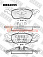 Тормозные колодки дисковые передние Ford Focus I HEXEN 