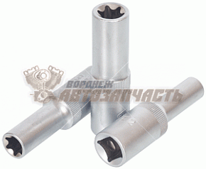 Головка торцевая TORX E14 (1/2) Автодело высокая 