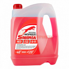 Антифриз SIBIRIA G11 (-40) красный 10л.