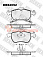 Тормозные колодки дисковые передние Opel Astra G, Zafira A HEXEN 