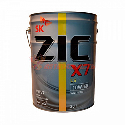 Масло моторное ZIC X7 LS 10w40 20л синтетика 