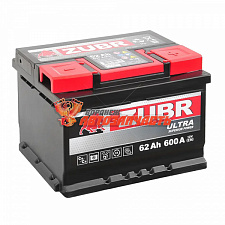 Аккумуляторная батарея  62Ah обратный (600A) ZUBR ULTRA (242х175х175) низний