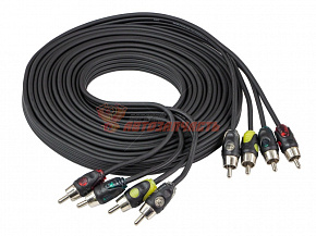 RCA кабель AURA RCA-B254 5м 4 канала