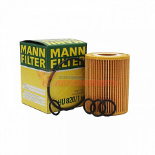Фильтр масляный MANN HU 820/1 Y Chevrolet Cruze, Opel Astra 1.7