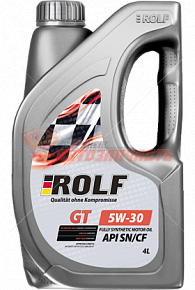 Масло моторное Rolf GT 5w30  4л SN/CF MB 229.31  DPF EGR  /пластик/ 
