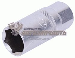 Головка торцевая 1/2" 16мм АвтоDело (свечная, свечной) L=65 