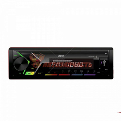 Автомагнитола ACV AVS-814BM / 1din/мультицвет/Bluetooth/USB/AUX/SD/FM/4*50