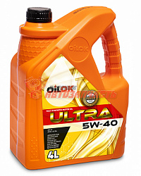 Масло моторное OILOK ULTRA 5w40 4л. (API SP,SN ACEA A3/B4) ОАЭ