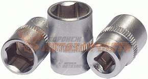 Головка торцевая 1/4"  7мм Автодело