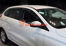 Дефлекторы на боковые стекла LADA Xray VORON GLASS 2016-н.в.,хетчбек,накладные,скотч (4 шт.)