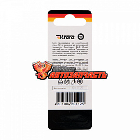 Бита для шуруповерта Torx T27х50 мм (2 шт./уп.) Kranz