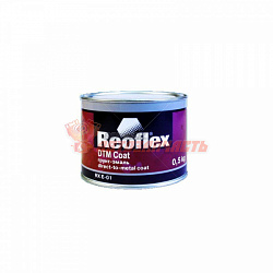 Грунт-эмаль 1К черный матовый REOFLEX (0,5л)