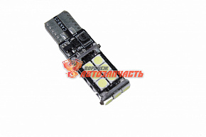 Лампа светодиодная 12V W5W T10 белый 15 диодов T10-3030-15SMD CANBUS