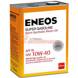 Масло моторное Eneos Super Gasoline SL 10w40  4л (полусинт.)