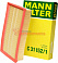 Фильтр воздушный MANN C 31 152/1 Audi 80/100/A6, VW, Passat B3/B4, VW Golf