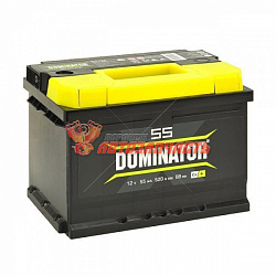 Аккумуляторная батарея  55Ah прямой (480А) Dominator (242х175х190) 6СТ-55VL
