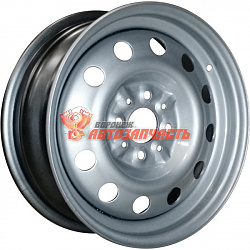 Диск колеса 2112,2170 штамп R14 (серебристые) 5.5JR14 D58.6 ET35 PCD 4x98 ТЗСК