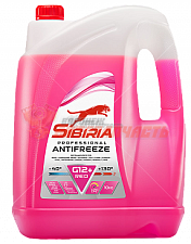 Антифриз SIBIRIA G12+ (-40) красный 10 л.