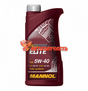 Масло моторное Mannol Elite 5w40 1л синтетика (7903)