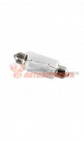 Лампа 12V C15W SV 15,5x41 (подсветки номера и освещения салона) HEXEN