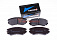 Тормозные колодки дисковые передние Hyundai Elantra (HD)(1.6, 2.0, 1.6CRDi)(06~) Hankook FRIXA