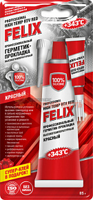 Герметик FELIX красный 85 г профессиональный 