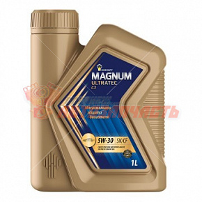 Масло моторное Rosneft Magnum Ultratec  5W30 C3 1л SN/CF синтетика всесезонное малозольное (Low SAPS