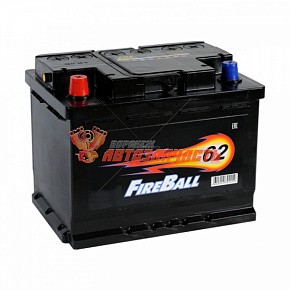 Аккумуляторная батарея  62Ah обратный (530А) Fire Ball (242х175х190) 6СТ-62NR