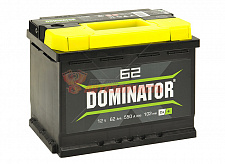 Аккумуляторная батарея  62Ah прямой (620А) Dominator (242x175x190) 6СТ-62VL