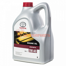 Масло моторное Toyota 5W40 MotorOil SM/CF 5L (EU) 