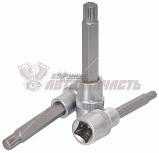 Головка со вставкой SPLINE M 8 (1/2 ,L=100mm) АвтоDело