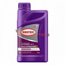 Антифриз Sintec Multi Freeze (-40) 1л  /Универсальный G11,G12,G12+,G12++,G13,Gevo/ (new упак.)