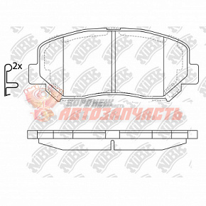 Тормозные колодки дисковые передние Mazda CX-5