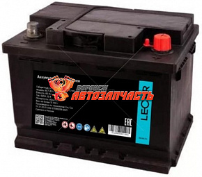Аккумуляторная батарея  60Ah прямой (540А) LECAR 242х177х190