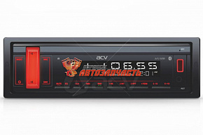 Автомагнитола ACV AVS-914BR / 1din/красная/FM/MP3/USB/BT/SD/FM/4*50/Bluetooth/съемн.панель
