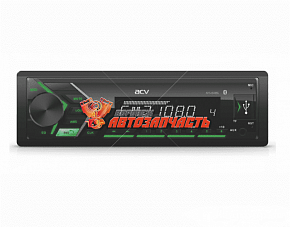 Автомагнитола ACV AVS-814BB / 1din/голубая/Bluetooth/USB/AUX/SD/FM/4*50